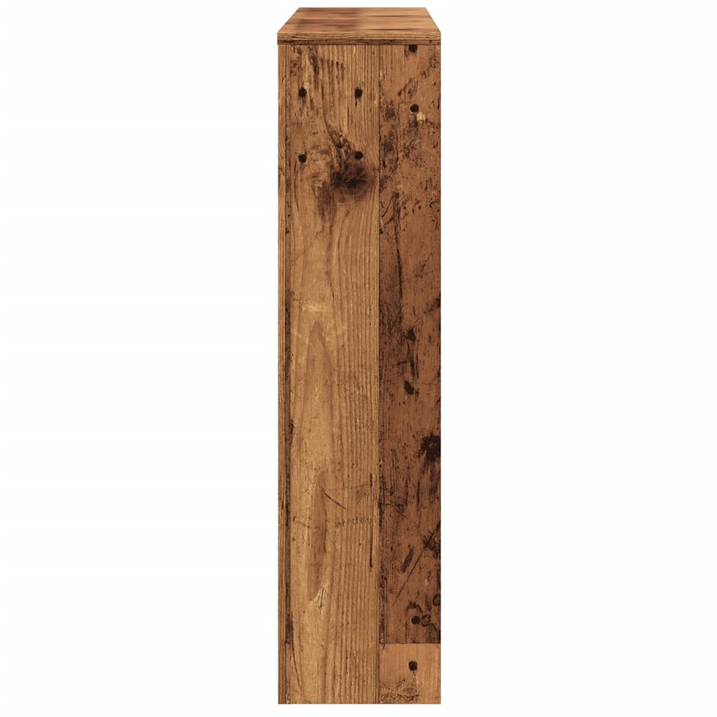 Radiatorombouw 175x20x82 cm bewerkt hout oud hout