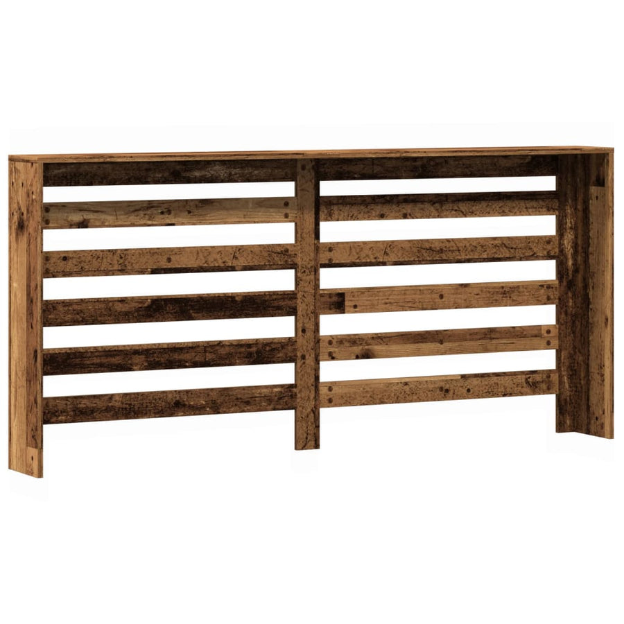 Radiatorombouw 175x20x82 cm bewerkt hout oud hout
