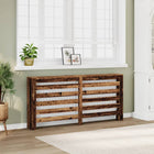 Radiator cover 175x20x82 cm treated reclaimed wood
