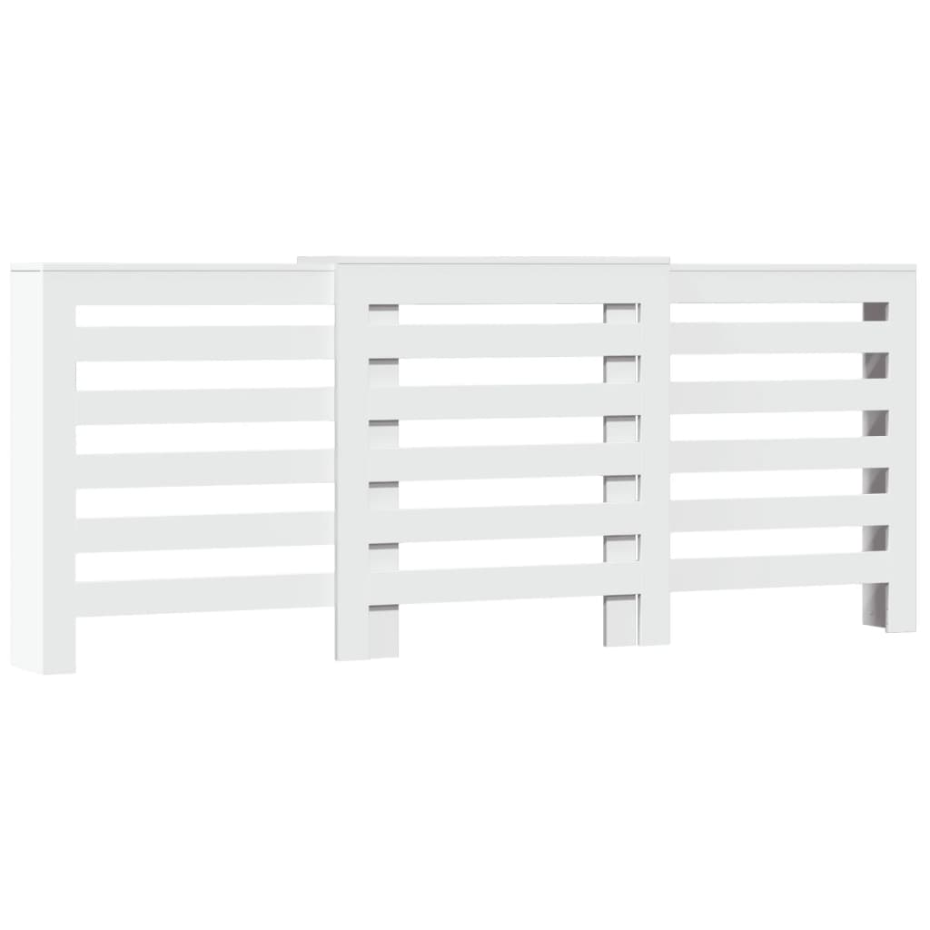 Radiatorombouw 205x21,5x83,5 cm bewerkt hout wit