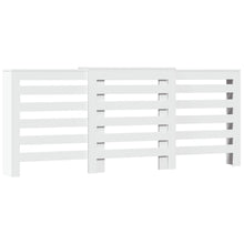 Radiatorombouw 205x21,5x83,5 cm bewerkt hout wit