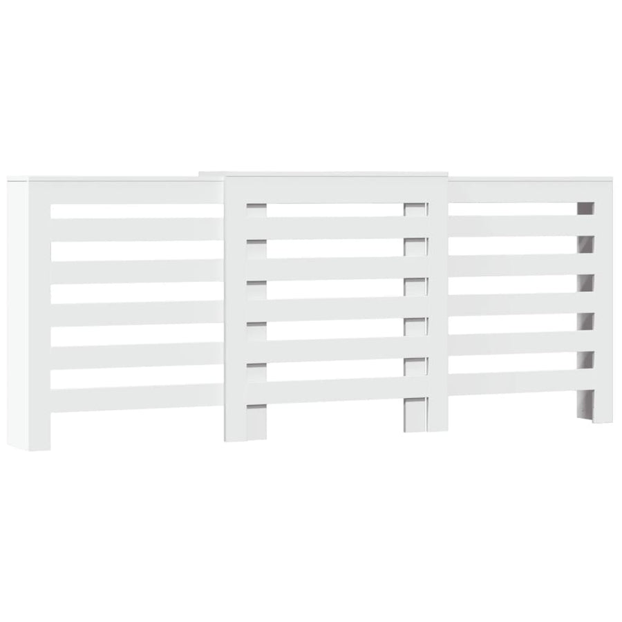 Radiatorombouw 205x21,5x83,5 cm bewerkt hout wit