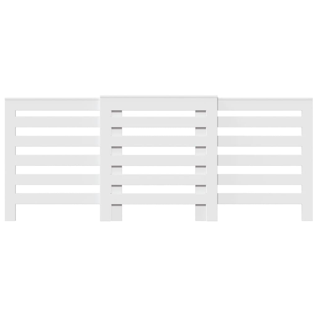 Radiatorombouw 205x21,5x83,5 cm bewerkt hout wit