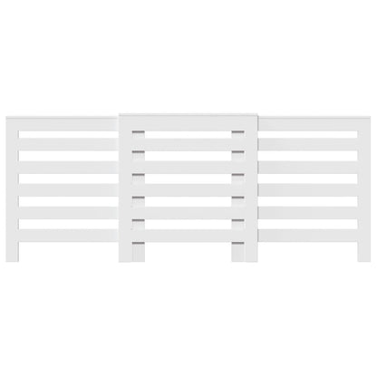 Radiatorombouw 205x21,5x83,5 cm bewerkt hout wit