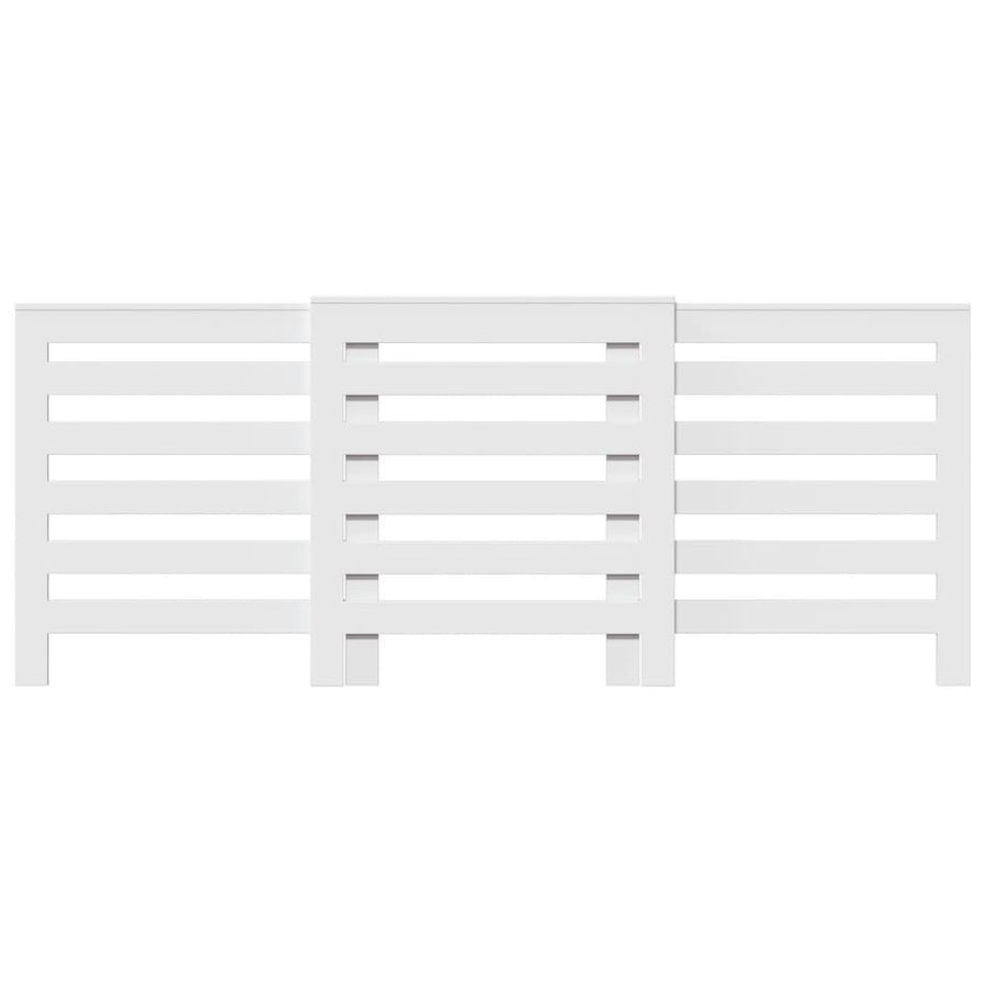 Radiatorombouw 205x21,5x83,5 cm bewerkt hout wit