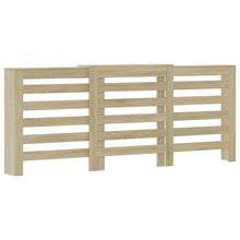 Radiatorombouw 205x21,5x83,5 cm bewerkt hout sonoma eikenkleur
