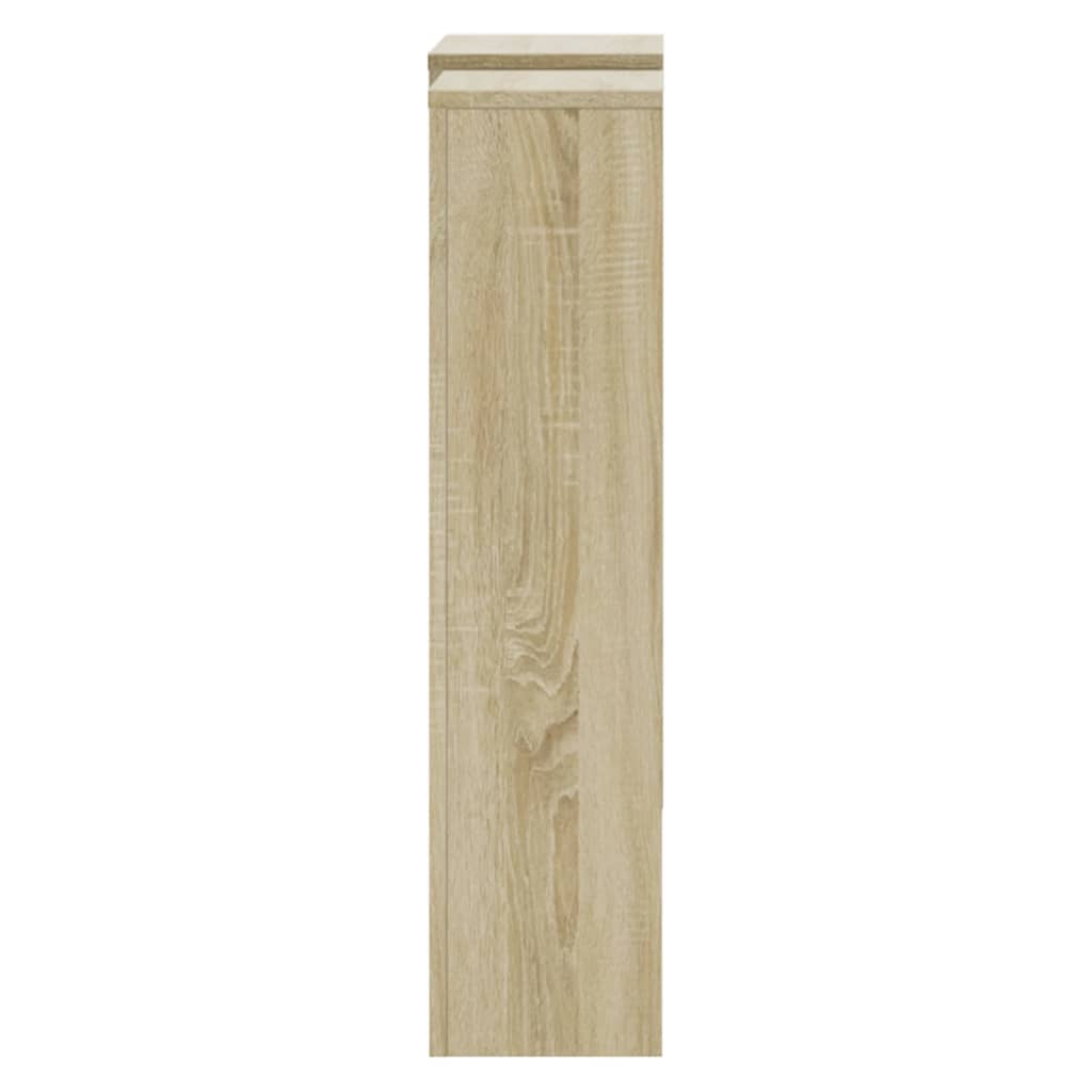 Radiatorombouw 205x21,5x83,5 cm bewerkt hout sonoma eikenkleur
