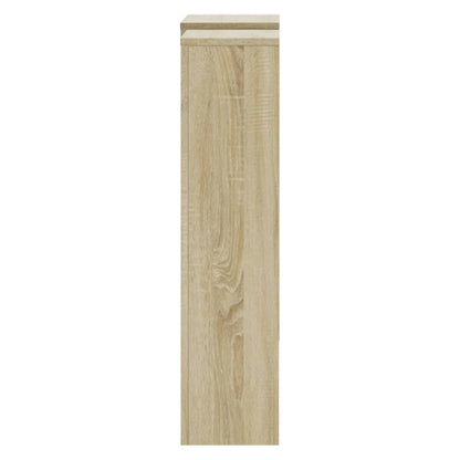 Radiatorombouw 205x21,5x83,5 cm bewerkt hout sonoma eikenkleur