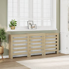 Radiatorombouw 205x21,5x83,5 cm bewerkt hout sonoma eiken