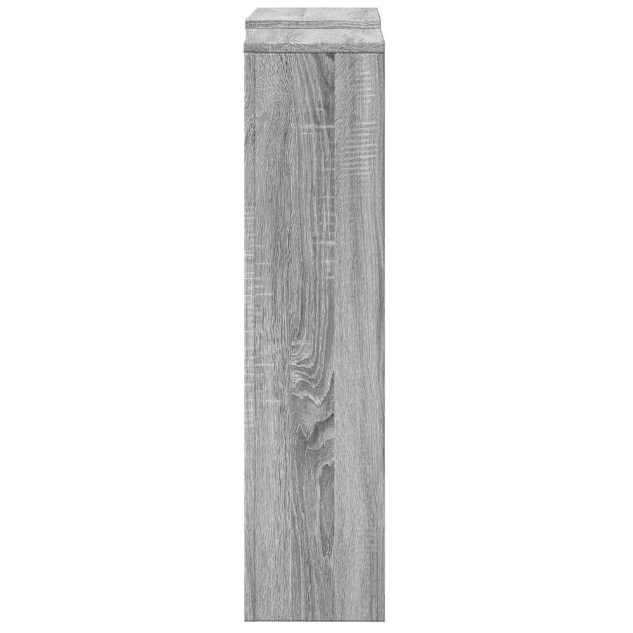 Radiatorombouw 205x21,5x83,5 cm bewerkt hout grijs sonoma eiken