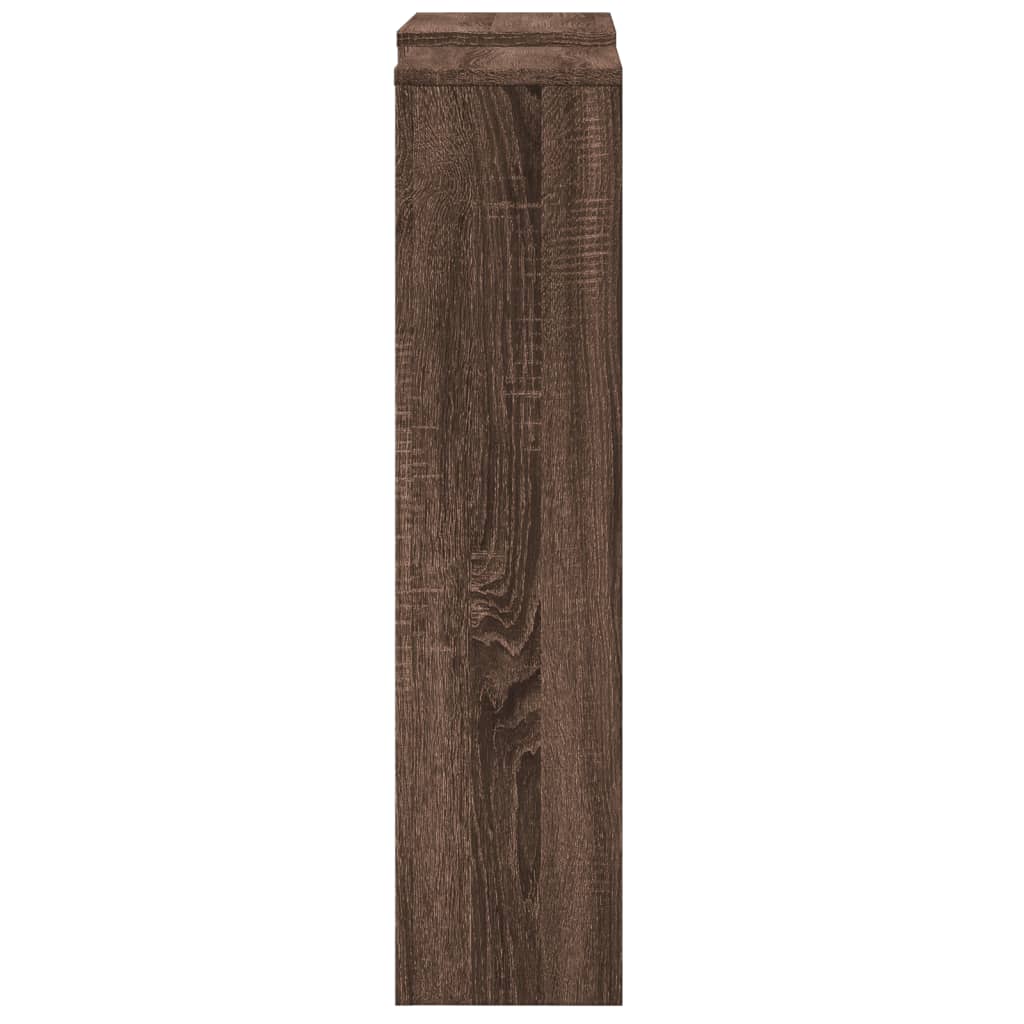 Radiatorombouw 205x21,5x83,5 cm bewerkt hout bruin eikenkleurig
