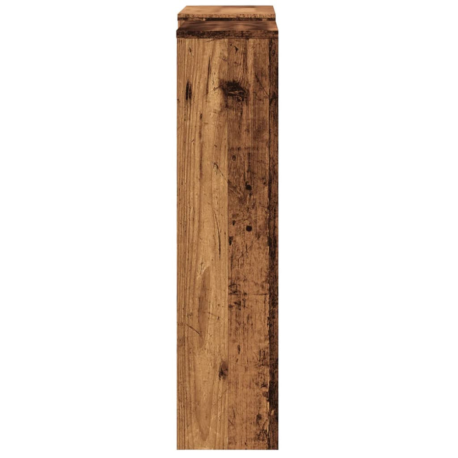 Radiatorombouw 205x21,5x83,5 cm bewerkt hout oud hout