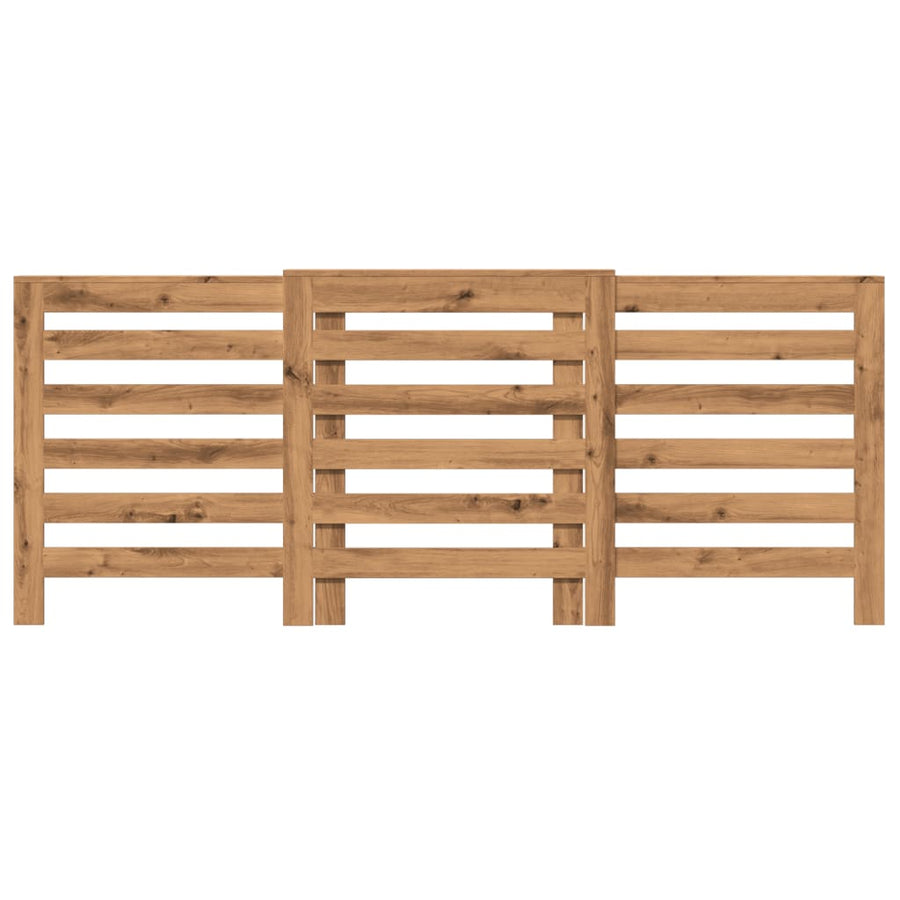 Radiatorombouw 205X21,5X83,5 Cm Bewerkt Hout Artisanaal Eiken 205 x 21.5 x 83.5 cm Horizontale latten