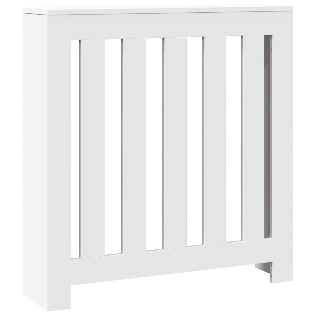 Radiatorombouw 78x20x82 cm bewerkt hout wit