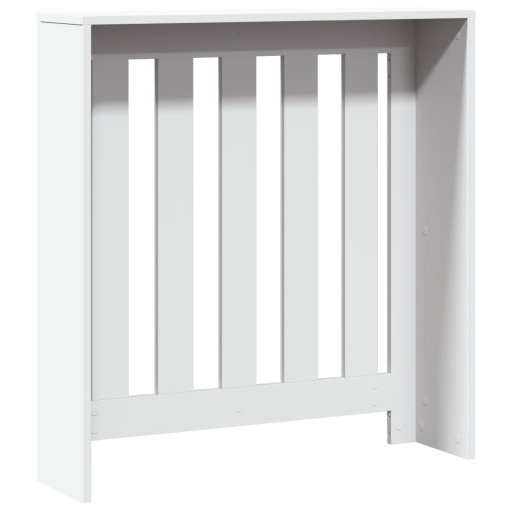 Radiatorombouw 78x20x82 cm bewerkt hout wit