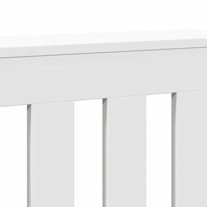 Radiatorombouw 78x20x82 cm bewerkt hout wit