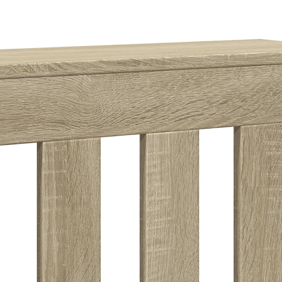 Radiatorombouw 78x20x82 cm bewerkt hout sonoma eikenkleurig