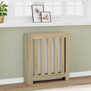 Radiatorombouw 78x20x82 cm bewerkt hout sonoma eiken