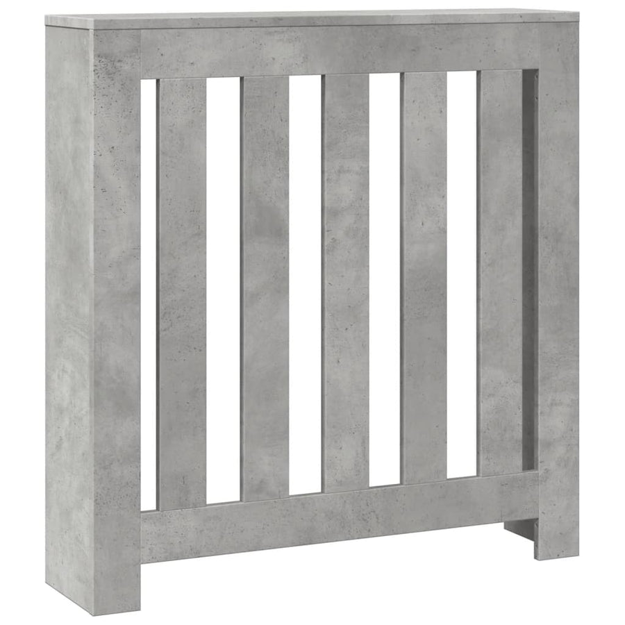 Radiatorombouw 78x20x82 cm bewerkt hout betongrijs