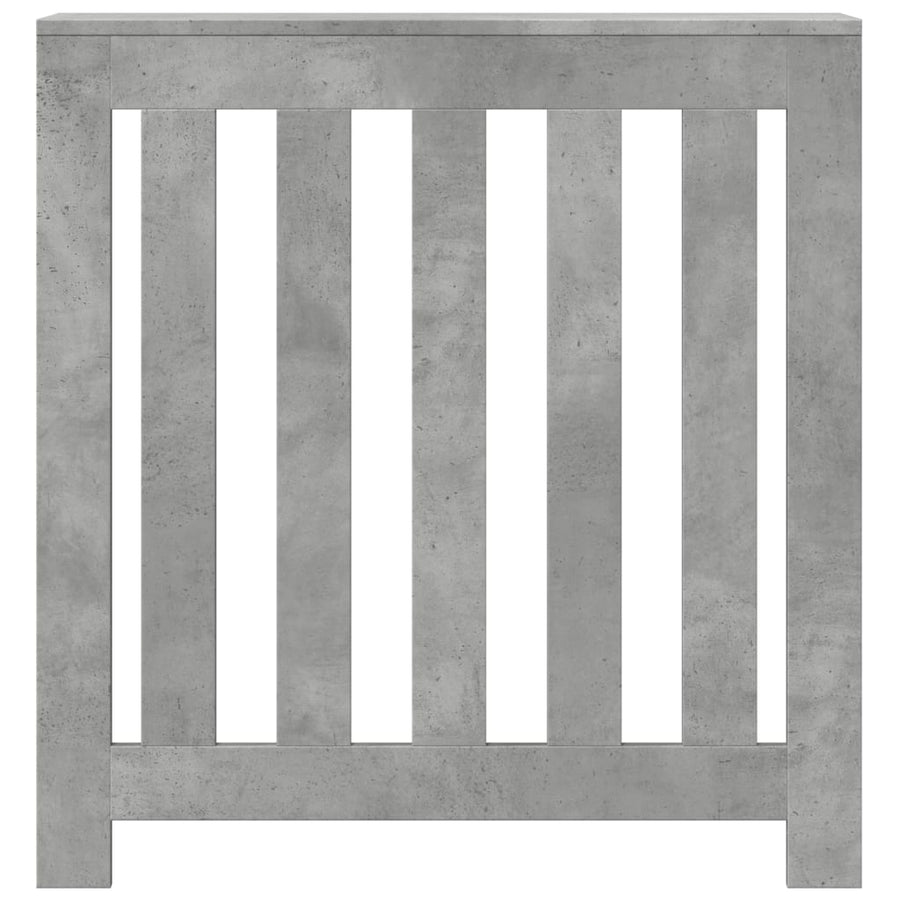 Radiatorombouw 78x20x82 cm bewerkt hout betongrijs