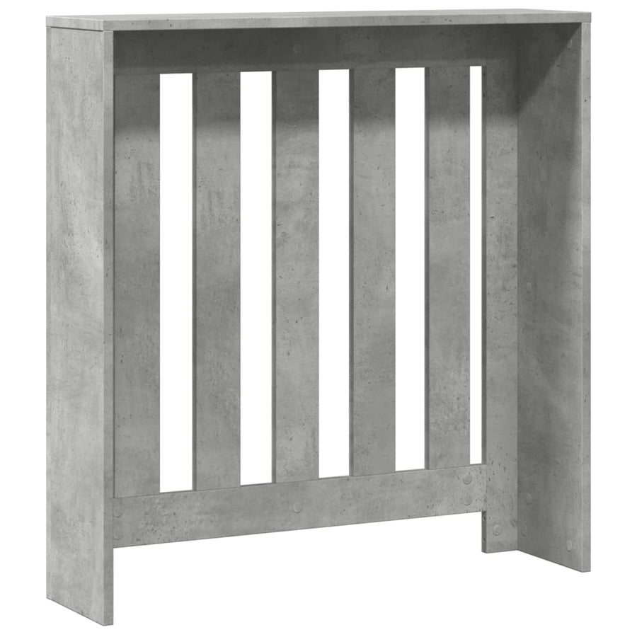 Radiatorombouw 78x20x82 cm bewerkt hout betongrijs