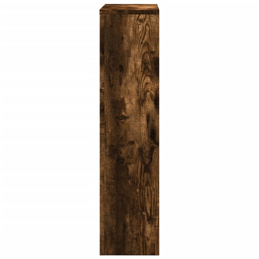 Radiatorombouw 78x20x82 cm bewerkt hout gerookt eikenkleurig