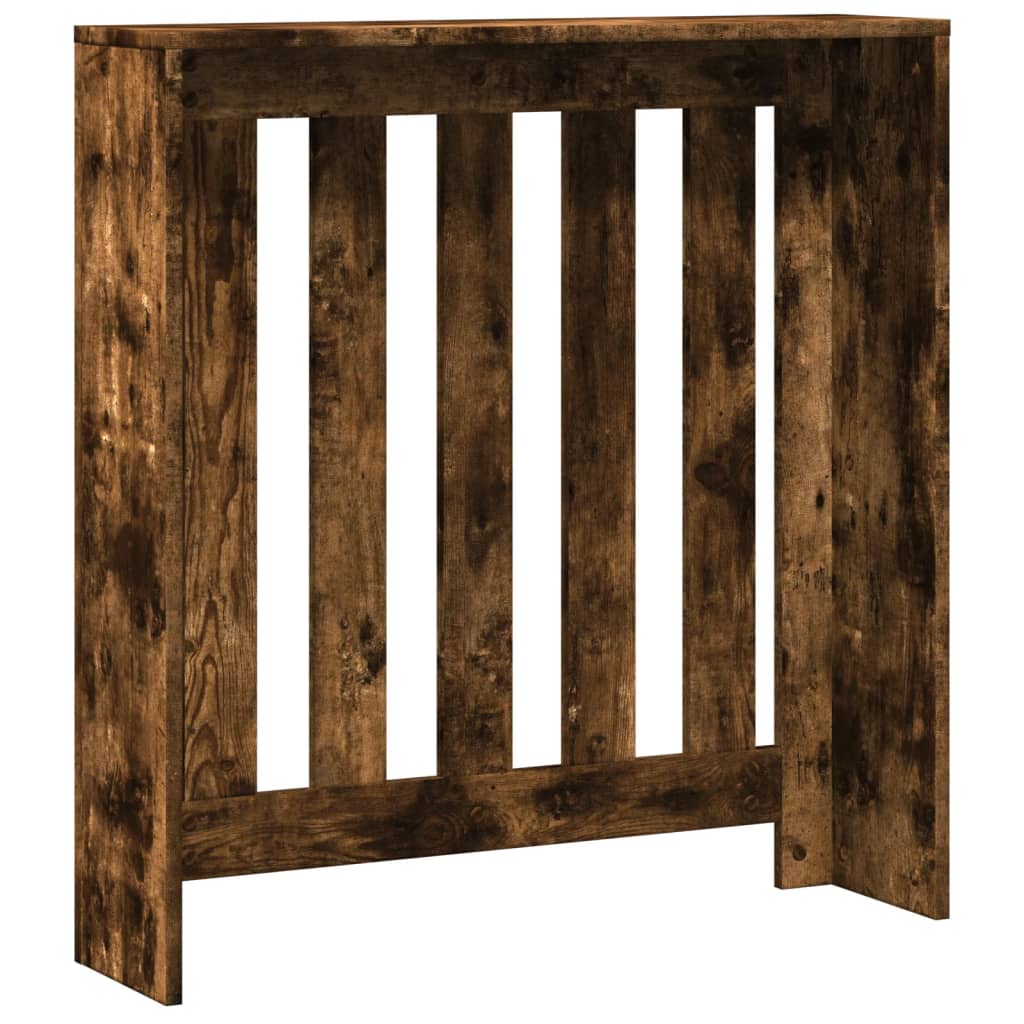 Radiatorombouw 78x20x82 cm bewerkt hout gerookt eikenkleurig
