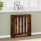 Radiator cover 78x20x82 cm engineered wood smoked oak-colored