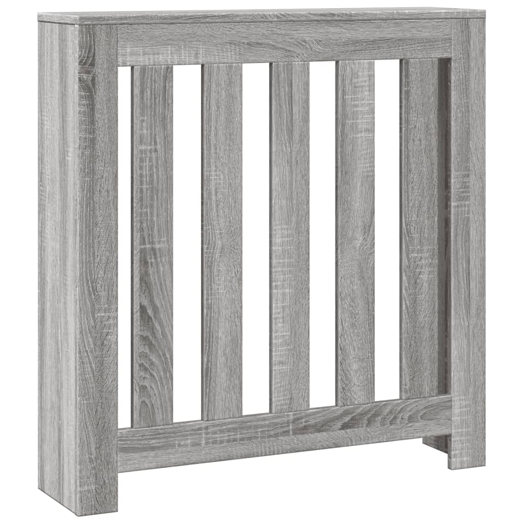 Radiatorombouw 78x20x82 cm bewerkt hout grijs sonoma eikenkleur