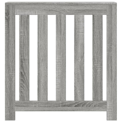 Radiatorombouw 78x20x82 cm bewerkt hout grijs sonoma eikenkleur