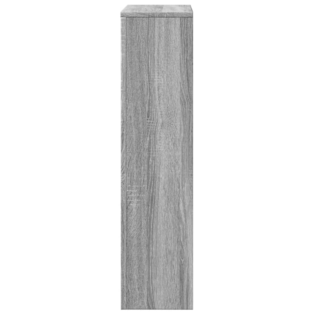 Radiatorombouw 78x20x82 cm bewerkt hout grijs sonoma eikenkleur