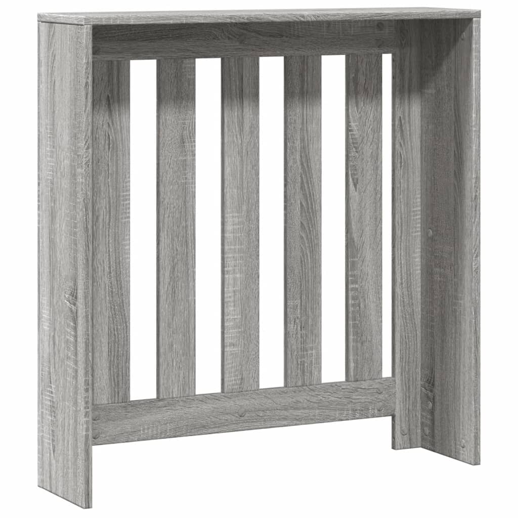 Radiatorombouw 78x20x82 cm bewerkt hout grijs sonoma eikenkleur