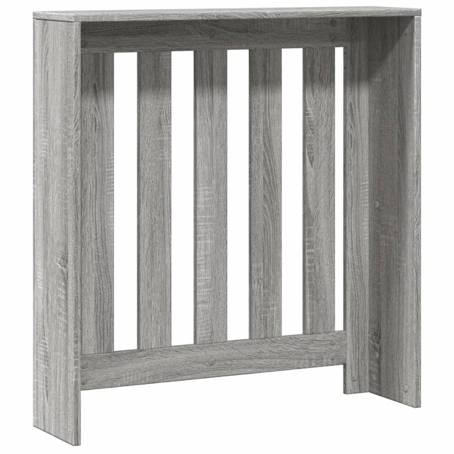 Radiatorombouw 78x20x82 cm bewerkt hout grijs sonoma eikenkleur