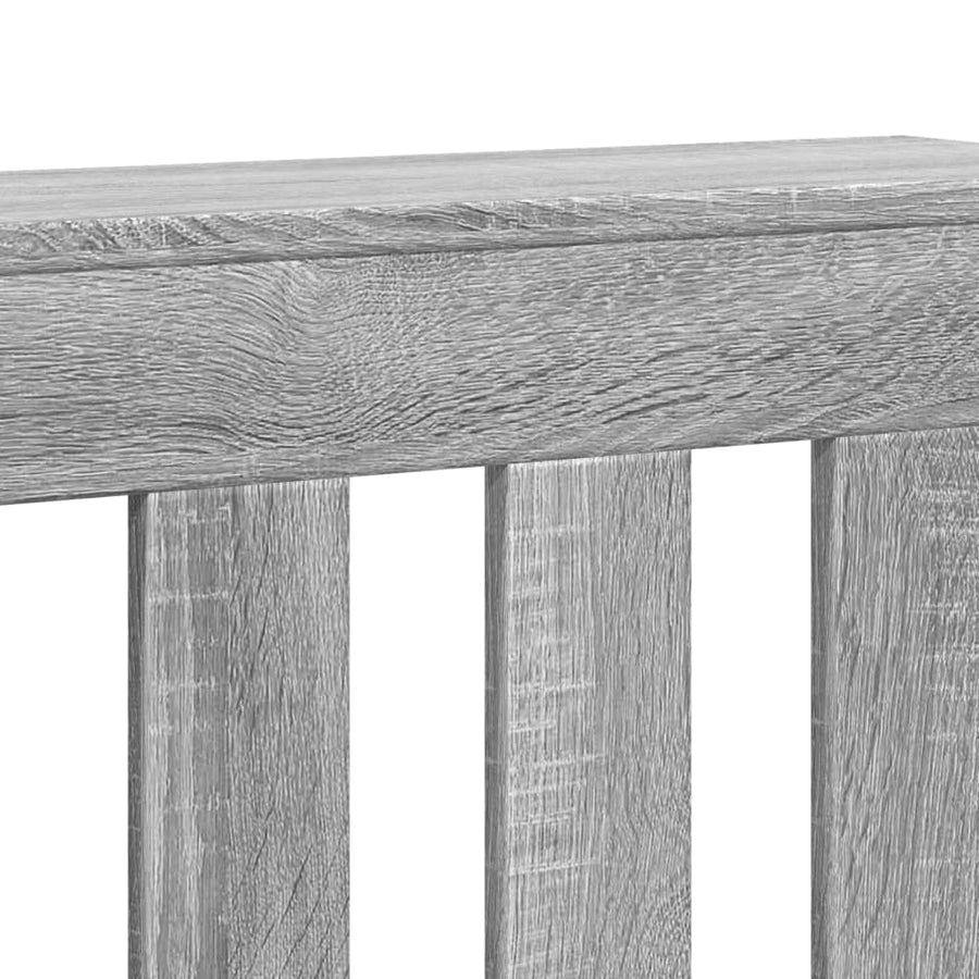 Radiatorombouw 78x20x82 cm bewerkt hout grijs sonoma eikenkleur