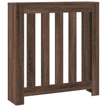 Radiatorombouw 78x20x82 cm bewerkt hout bruin eikenkleurig