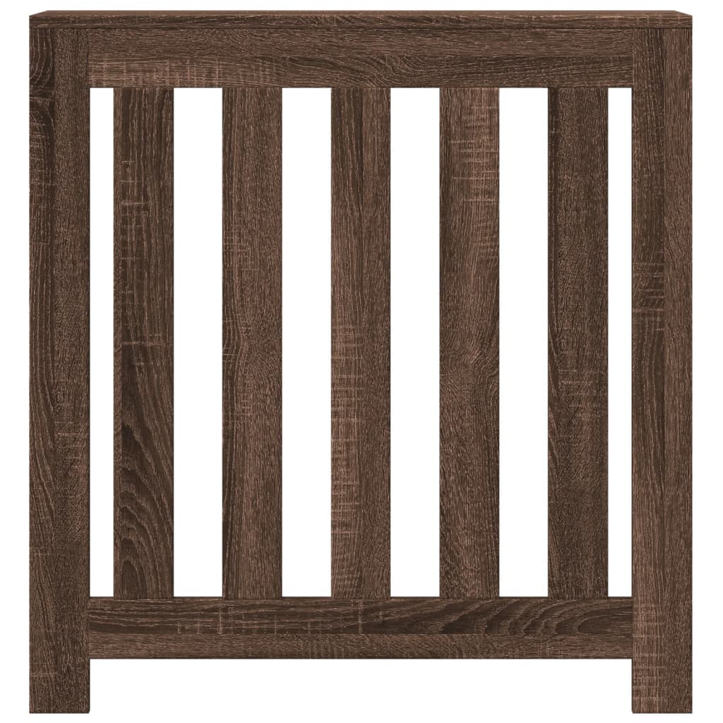 Radiatorombouw 78x20x82 cm bewerkt hout bruin eikenkleurig