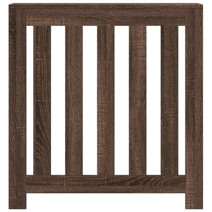 Radiatorombouw 78x20x82 cm bewerkt hout bruin eikenkleurig