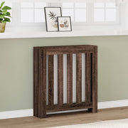 Radiatorombouw 78x20x82 cm bewerkt hout bruin