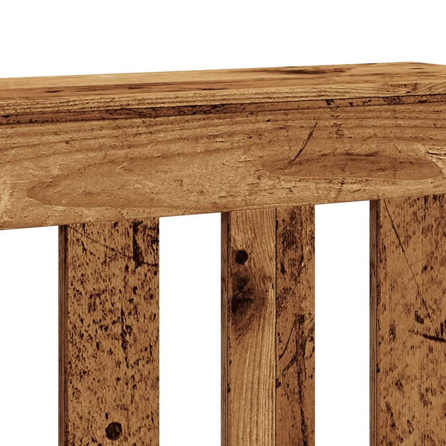 Radiatorombouw 78x20x82 cm bewerkt hout oud hout