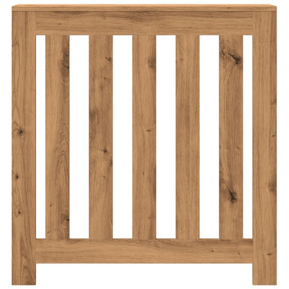 Radiatorombouw 78x20x82 cm bewerkt hout artisanaal eikenkleur