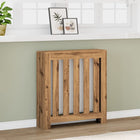 Radiatorombouw 78x20x82 cm bewerkt hout eikenkleur