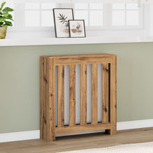 Radiatorombouw 78x20x82 cm bewerkt hout artisanaal eikenkleur