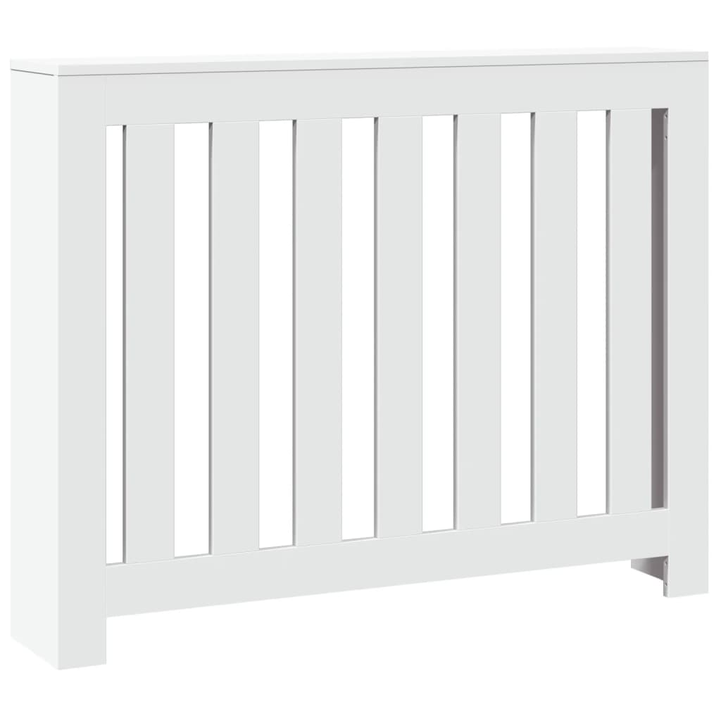 Radiatorombouw 104x20x82 cm bewerkt hout wit