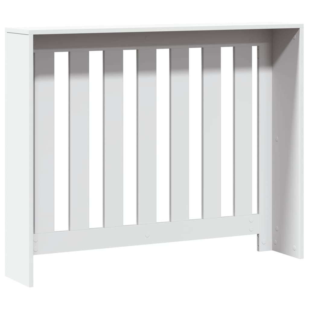 Radiatorombouw 104x20x82 cm bewerkt hout wit