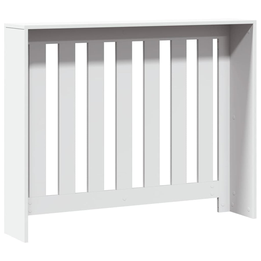 Radiatorombouw 104x20x82 cm bewerkt hout wit