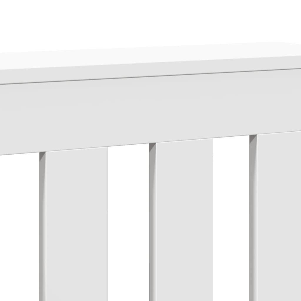 Radiatorombouw 104x20x82 cm bewerkt hout wit
