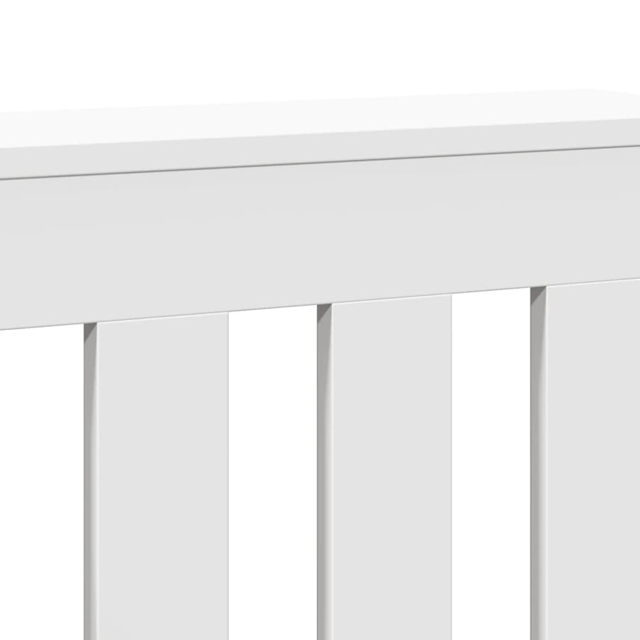 Radiatorombouw 104x20x82 cm bewerkt hout wit