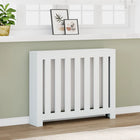 Radiator cover 104x20x82 cm treated wood white