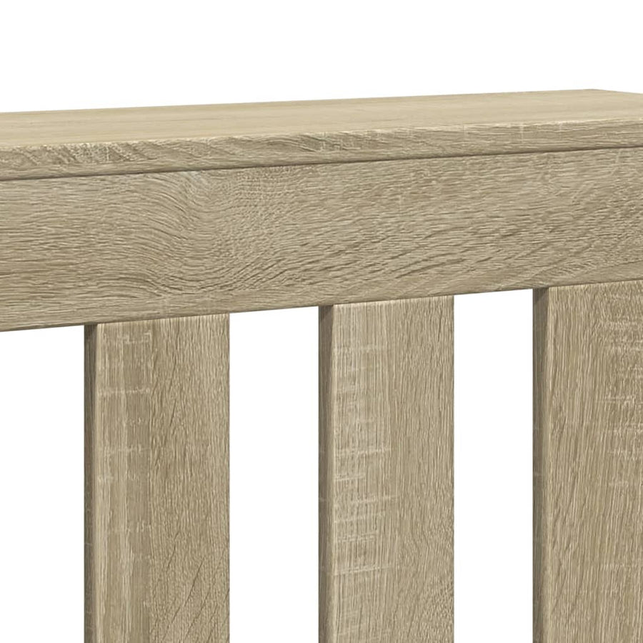 Radiatorombouw 104x20x82 cm bewerkt hout sonoma eikenkleurig