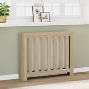 Radiatorombouw 104x20x82 cm bewerkt hout sonoma eiken